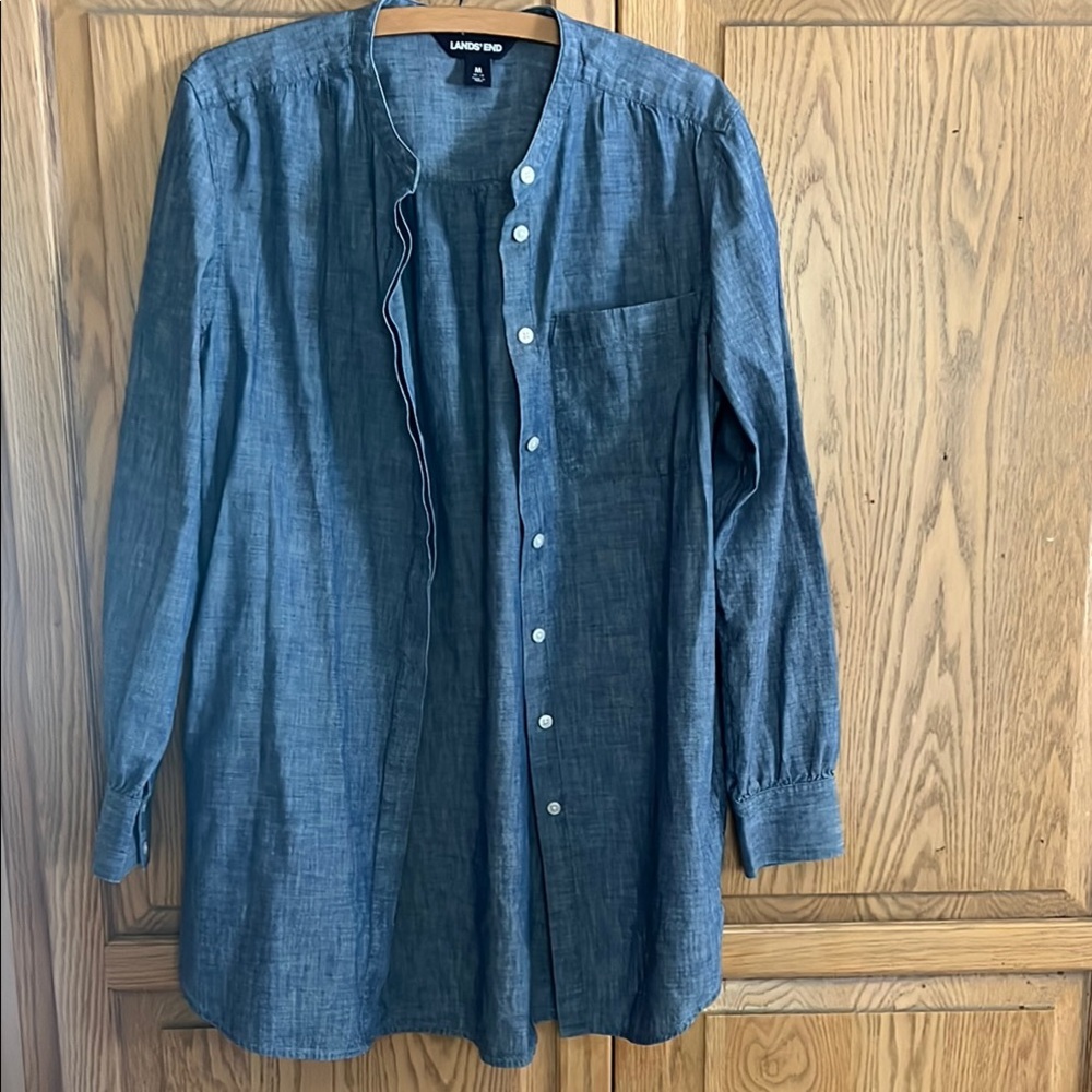 Lands’ End Chambray Jean Tunic